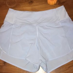 Lululemon Light Blue Running Shorts